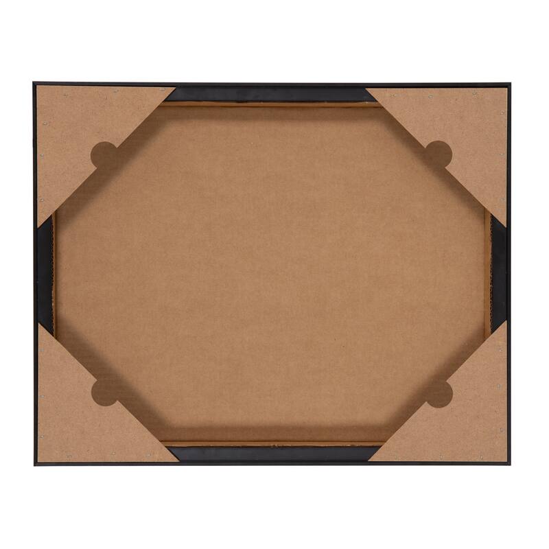 Kate and Laurel Sylvie Cow Framed Canvas by The Creative Bunch Studio