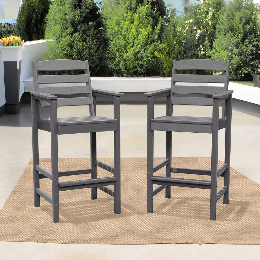 Plastic Tall adirondack Chair Set Of 2-Piece