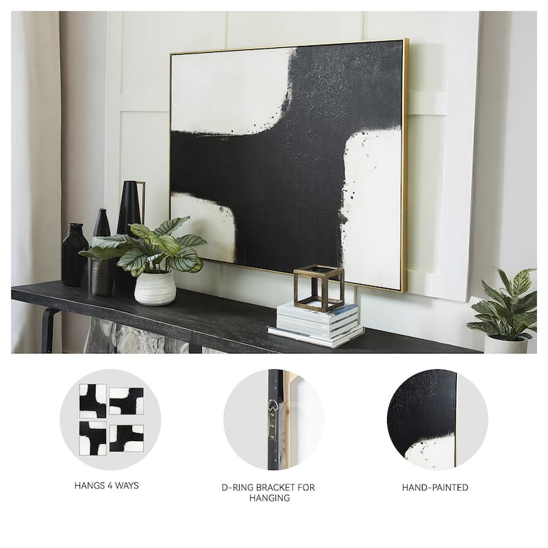 Ashley Furniture Reighlea Black/White Wall Art