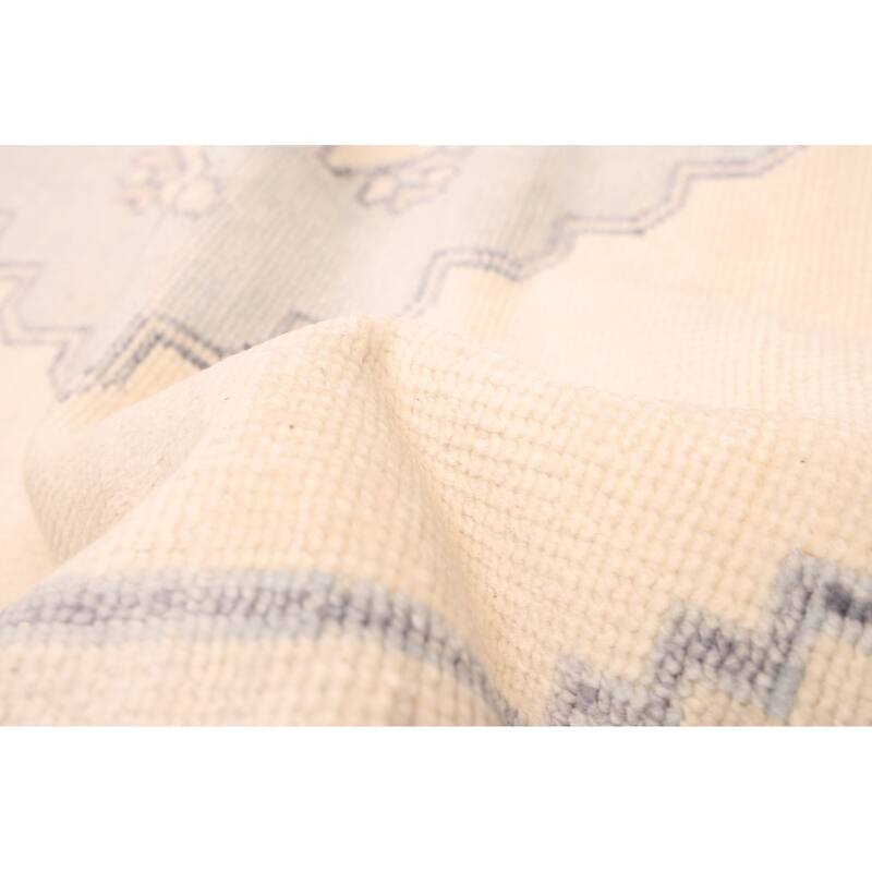 ECARPETGALLERY Hand-knotted Jules Serapi Cream Wool Rug - 8'0 x 9'10