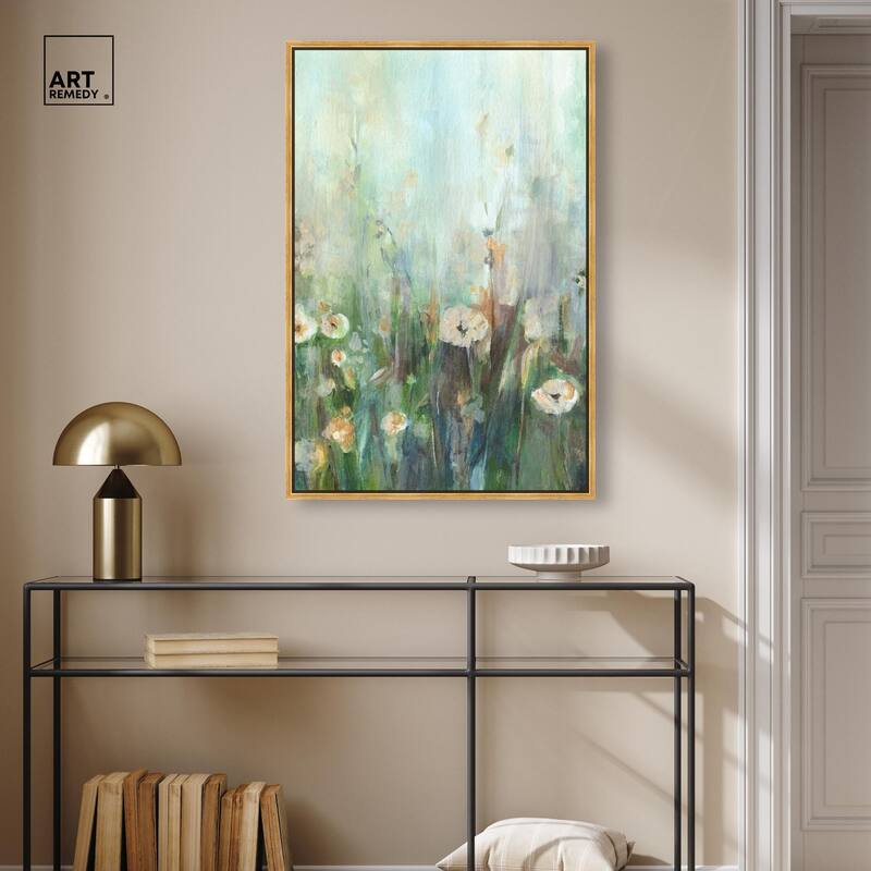 Harmony Green II Canvas by Art Remedy