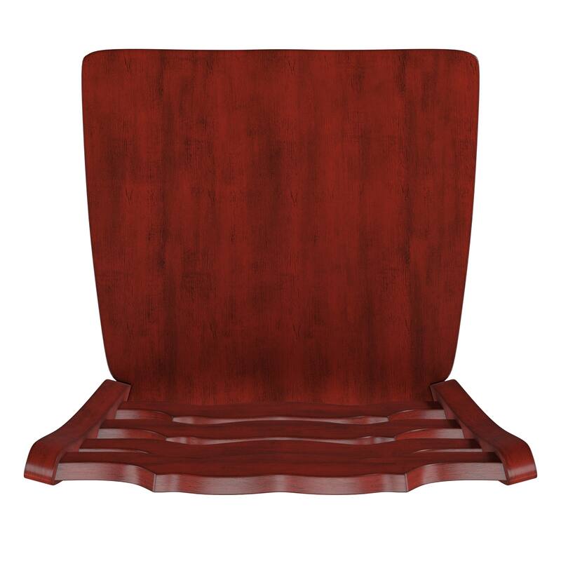 Eleanor French Ladder Back Wood Counter Chair (Set of 2) by iNSPIRE Q Classic