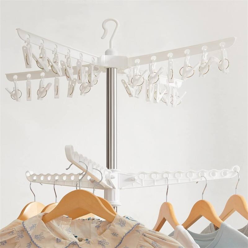 Clothes Drying Rack, 59-Inch Folding Laundry Drying Rack