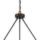 preview thumbnail 26 of 28, Allegray 12-light Farmhouse Faux Wood Wagon Wheel Chandelier with UL Certified - 42 inches