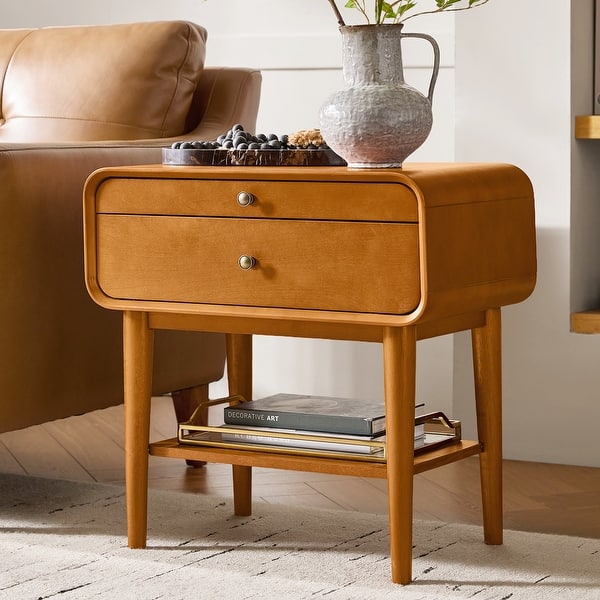 Mid Century Modern Side Table with Dr...