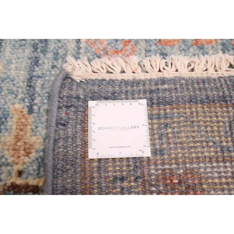 ECARPETGALLERY Hand-knotted Jules Serapi Dark Blue Wool Rug - 7'10 x 9'11