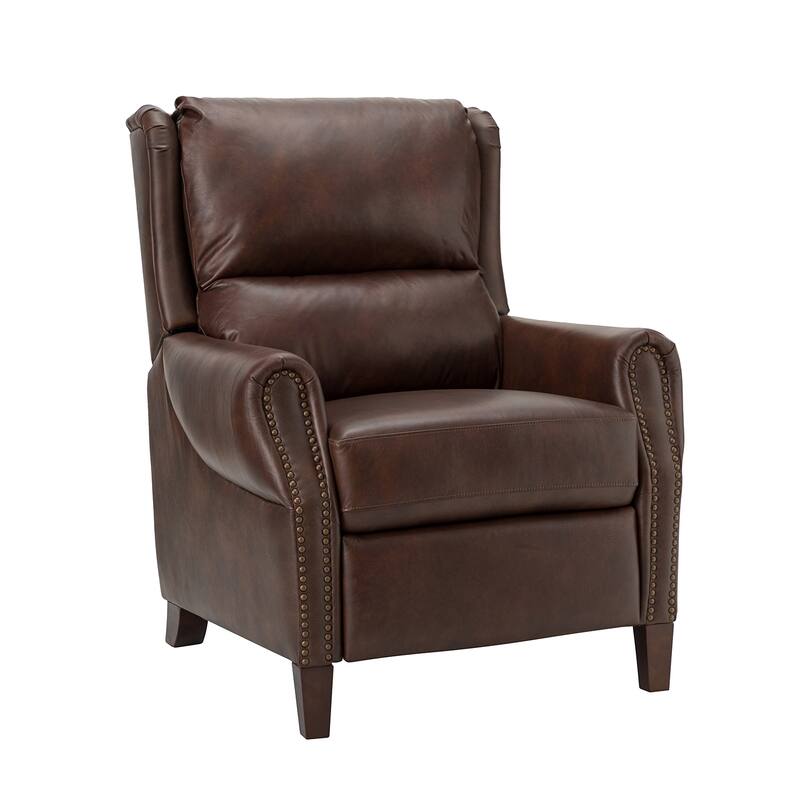 Alicia 32.68" Wide Genuine Leather Manual Recliner