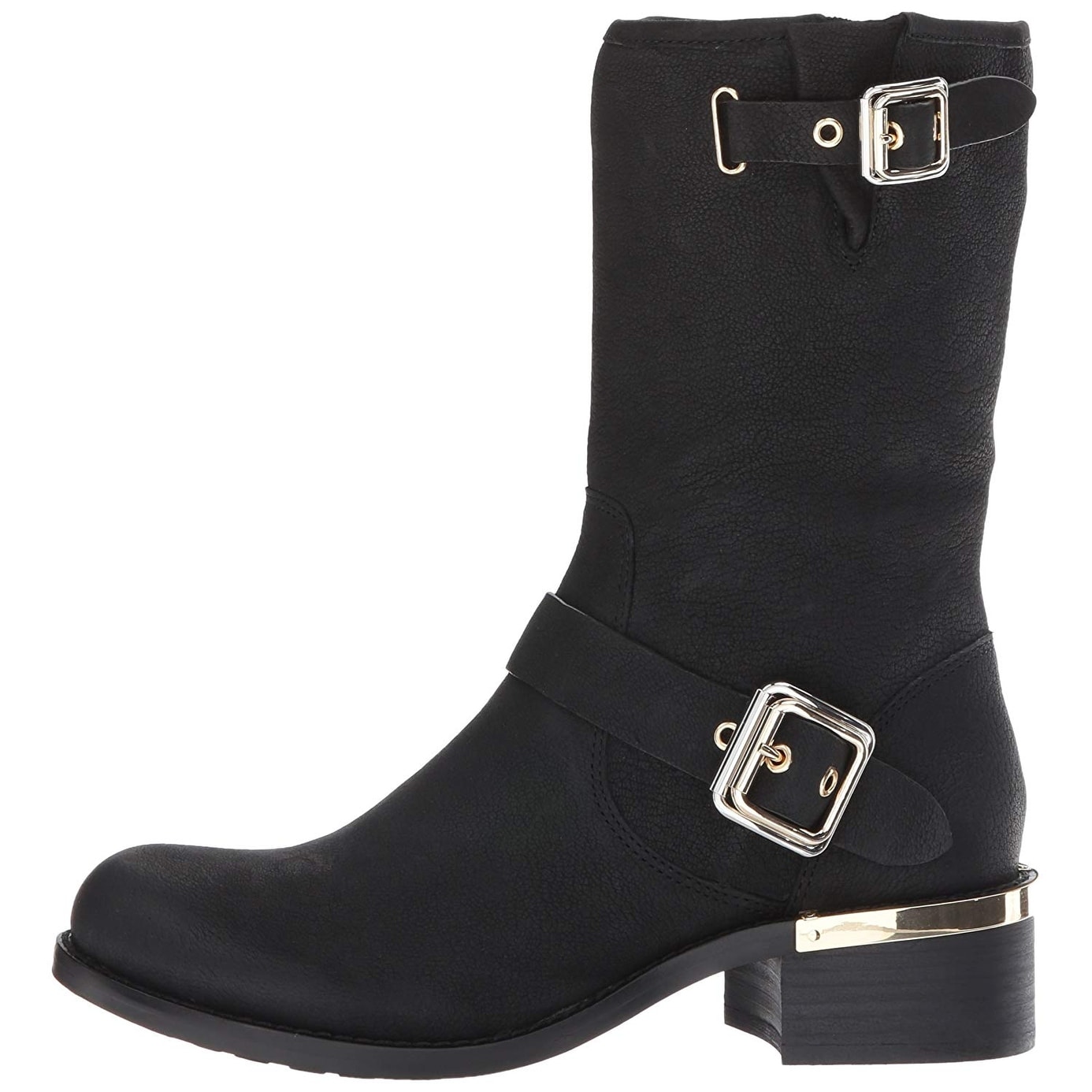 vince camuto black moto boots