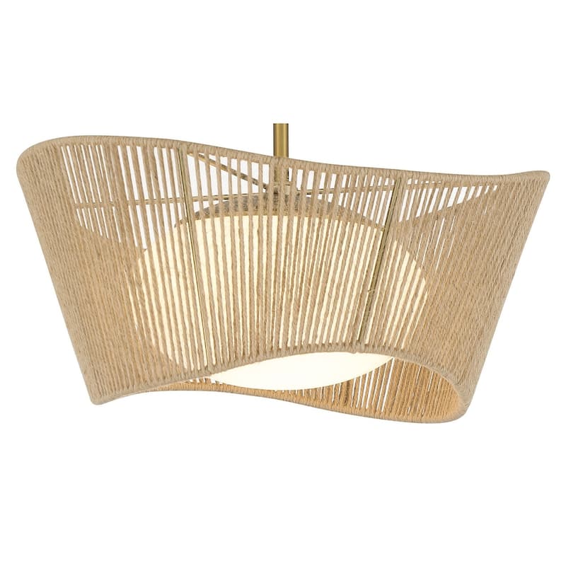 Minka Lavery 6574 Key Largo 1 Light 16" Wide Semi-Flush Ceiling