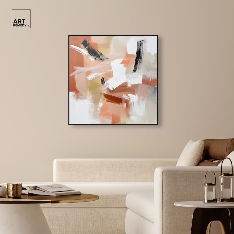 Rose and Rust III Canvas by Art Remedy
