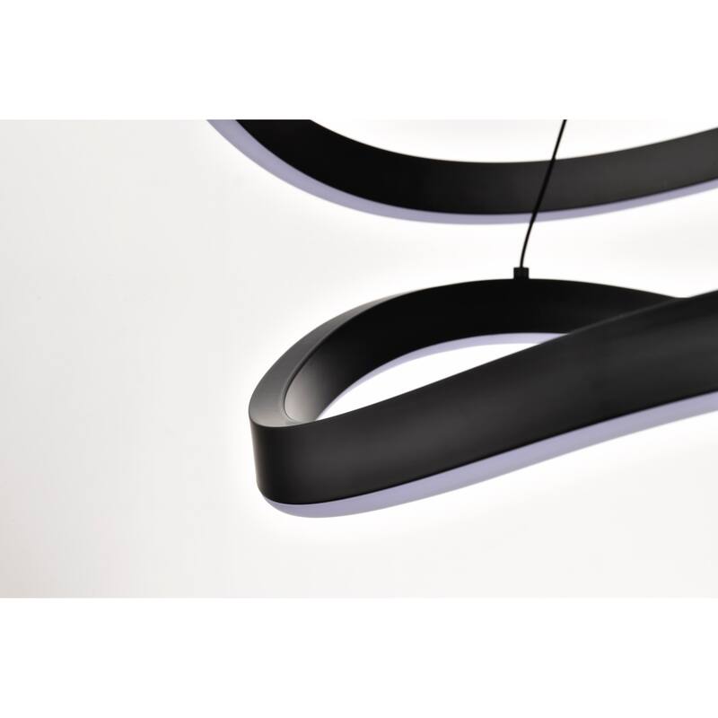 Sylas 36 Inch LED Pendant Matte Black Finish - Matte Black