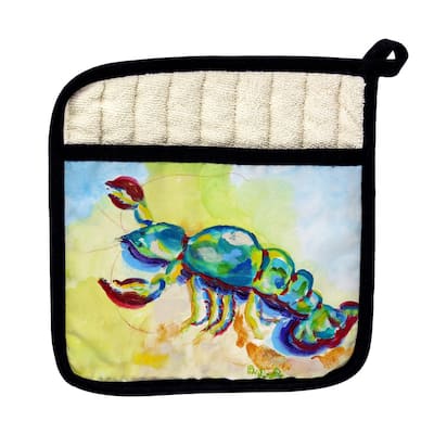 Colorful Lobster Pot Holder - 9x9