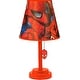 preview thumbnail 1 of 0, Marvel Spiderman Double Shade Kids Table Lamp - Red