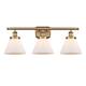 Option Brushed Brass / Matte White