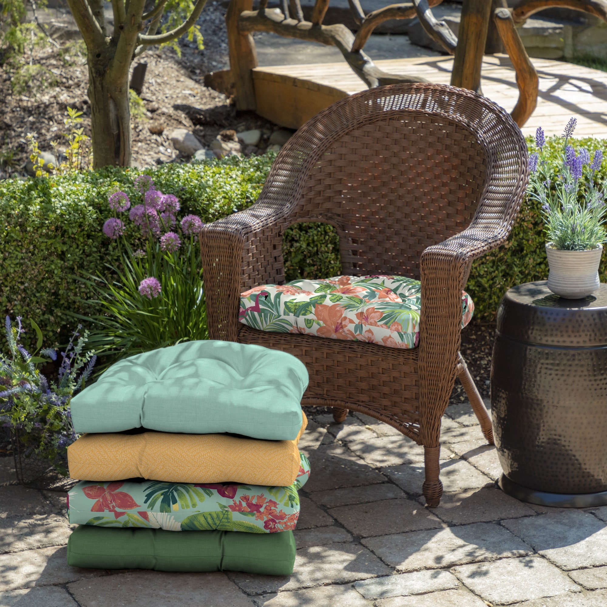 Arden Selections Tropical Seat Cushions Arden Selections Luau