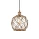 Option Antique Copper / Clear Glass / Brown Rope