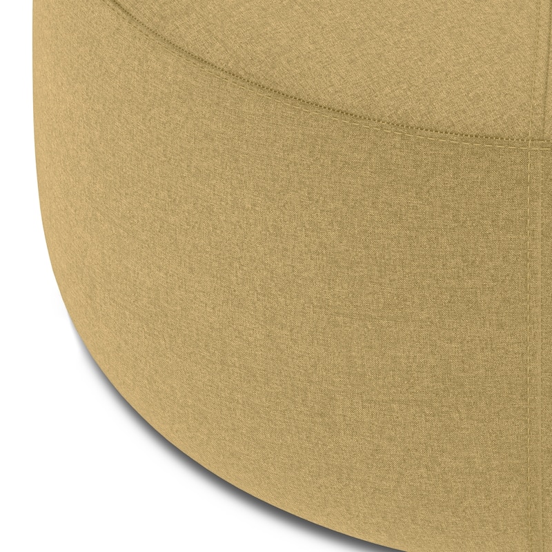 WYNDENHALL Brea 32 inch Wide Contemporary Irregular Ottoman Bench