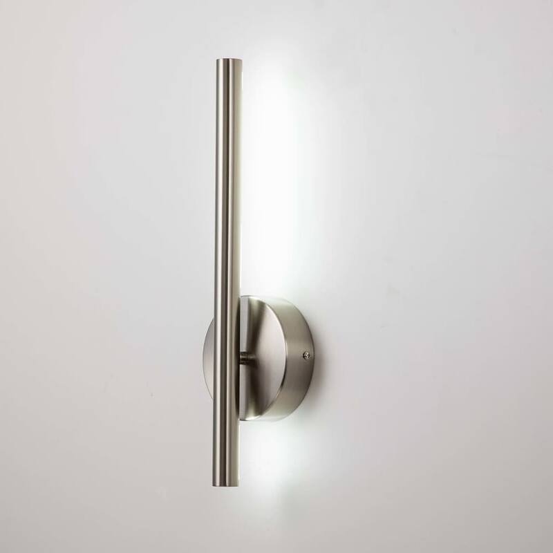 Modern Industrial Minimalist Metal LED Integrated Linear Strip Wall Light Sconce