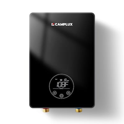 CAMPLUX 1.8 GPM Electric Tankless Water Heater 6kW 240V, Brick