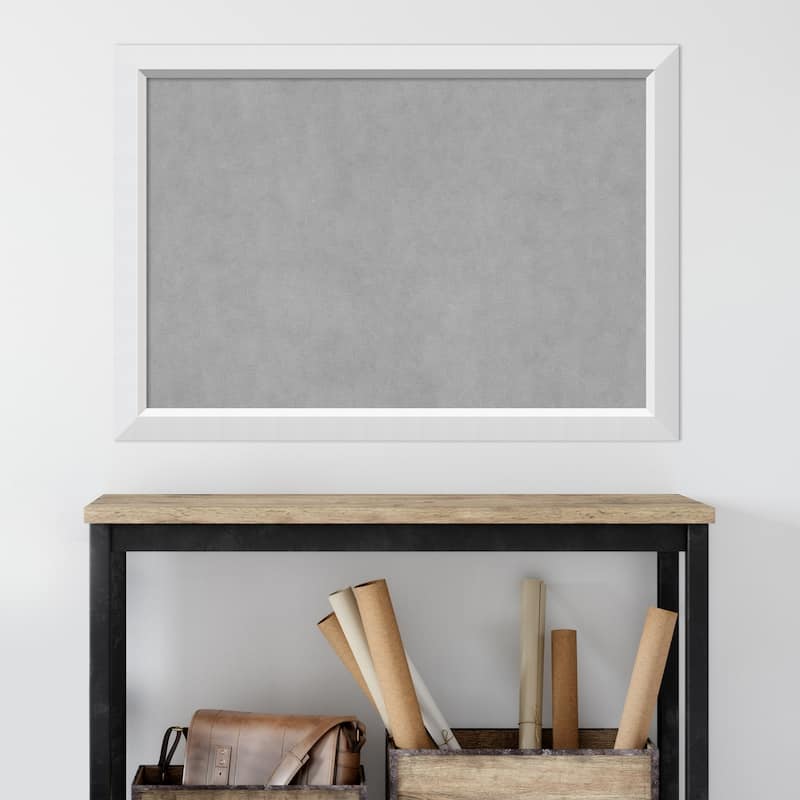 Framed Magnetic Board, Blanco White