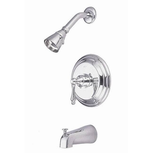 Kingston Brass Vintage Pressure Balanced Valve Trim with Metal Lever - Polished Chrome