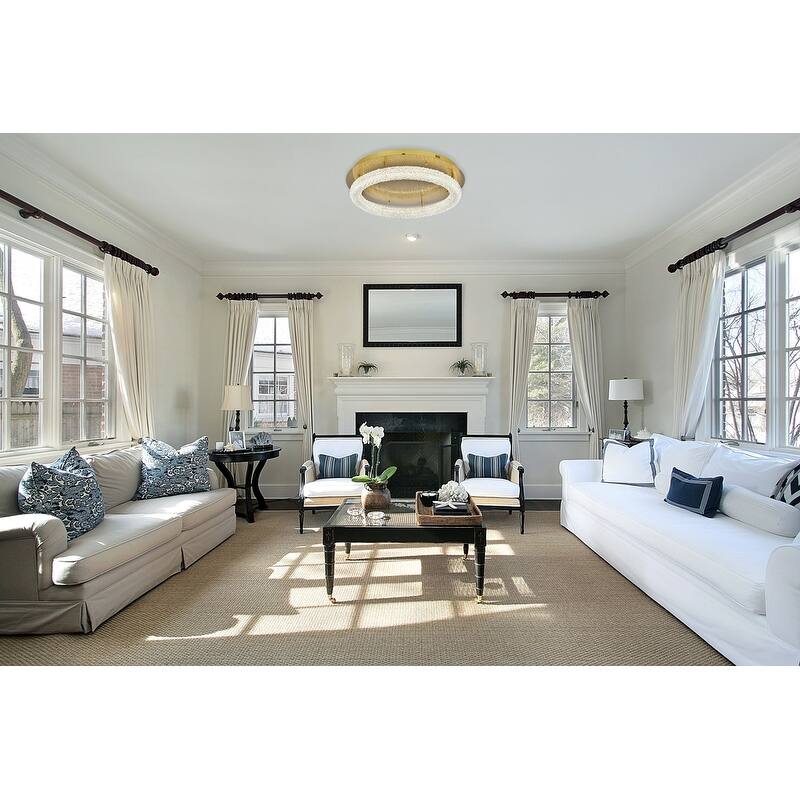 26 inch Adjustable LED Flush Mount