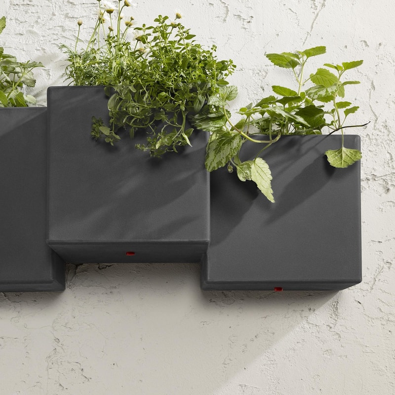 South Shore Dalya Outdoor Wall Planter - Set of 2