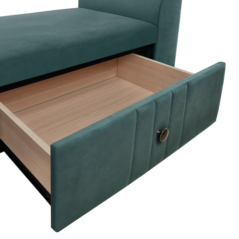 Upholstered Wooden Storage Ottoman Bench Bed Bath & Beyond 39175696