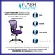 preview thumbnail 156 of 164, Nicholas Mid-Back Blue Mesh Multifunction Executive Swivel Ergonomic Office Chair with Adjustable Arms