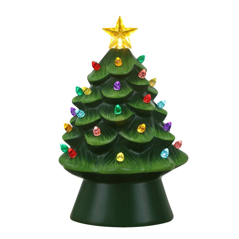 8 in. Nostalgic Ceramic Tree - Green