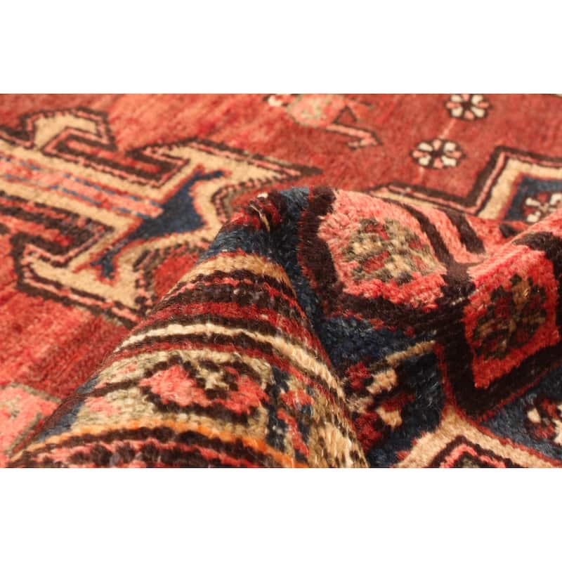 ECARPETGALLERY Hand-knotted Andelz Dark Red Wool Rug - 3'1 x 6'7