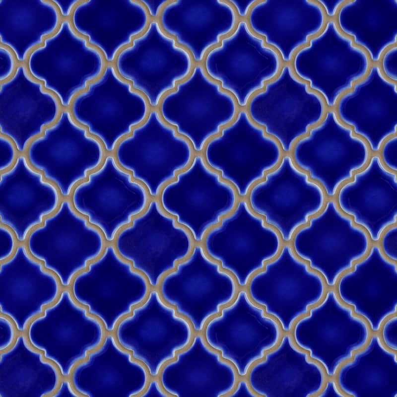 Merola Tile Hudson Tangier Cobalt Blue 12-3/8" x 12-3/8" Porcelain Floor and Wall Tile