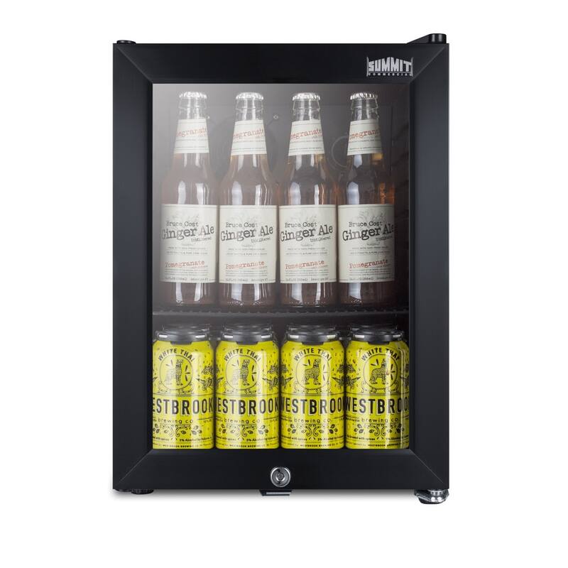 Summit 14 Inch Wide 0.85 Cu. Ft. Free Standing Beverage Center with