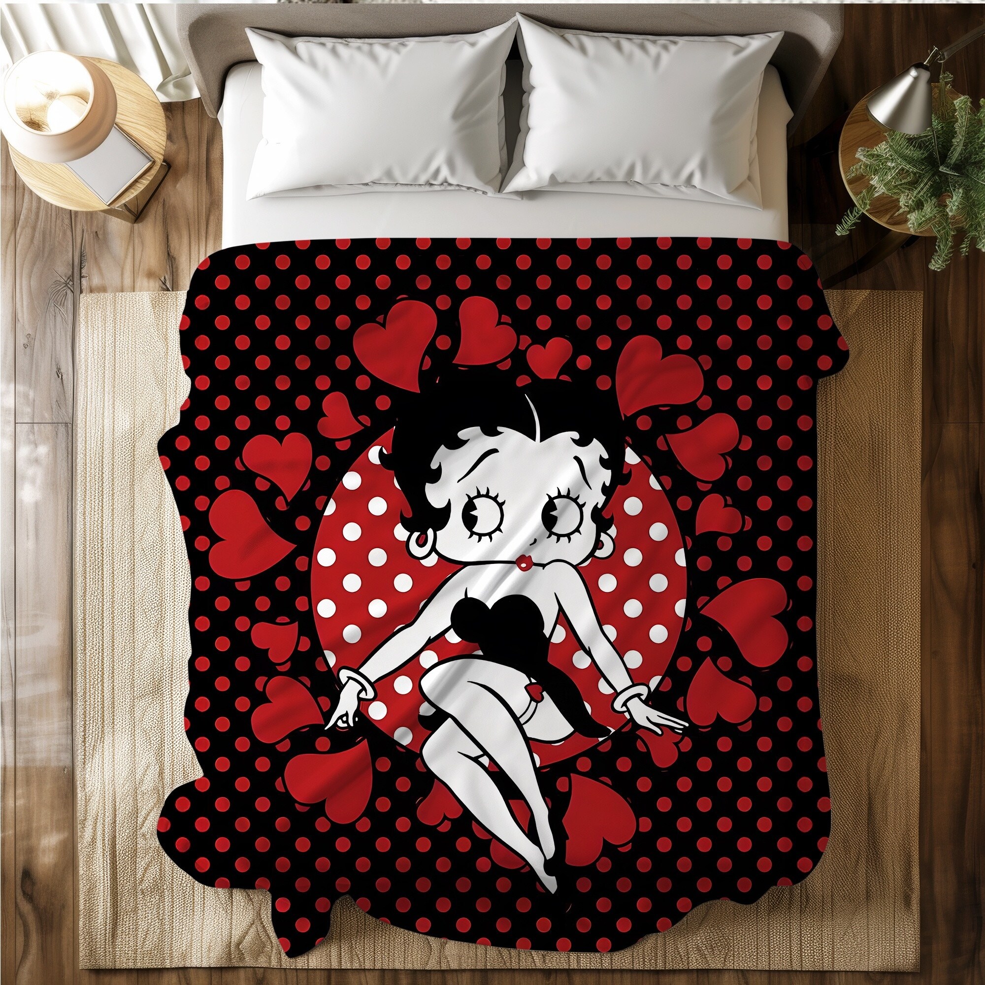 Betty Boop Super Soft Fleece Plush Throw Blanket for Couch - Picture 65 of 374