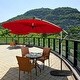 preview thumbnail 15 of 27, Gymax 10FT Patio Offset Hanging Umbrella Cantilever Umbrella w/ Tilt