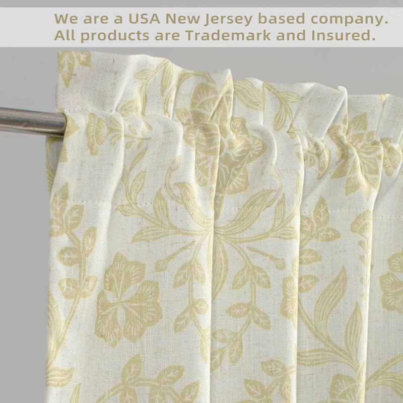 DriftAway Twyla Linen Blend Blackout Valance