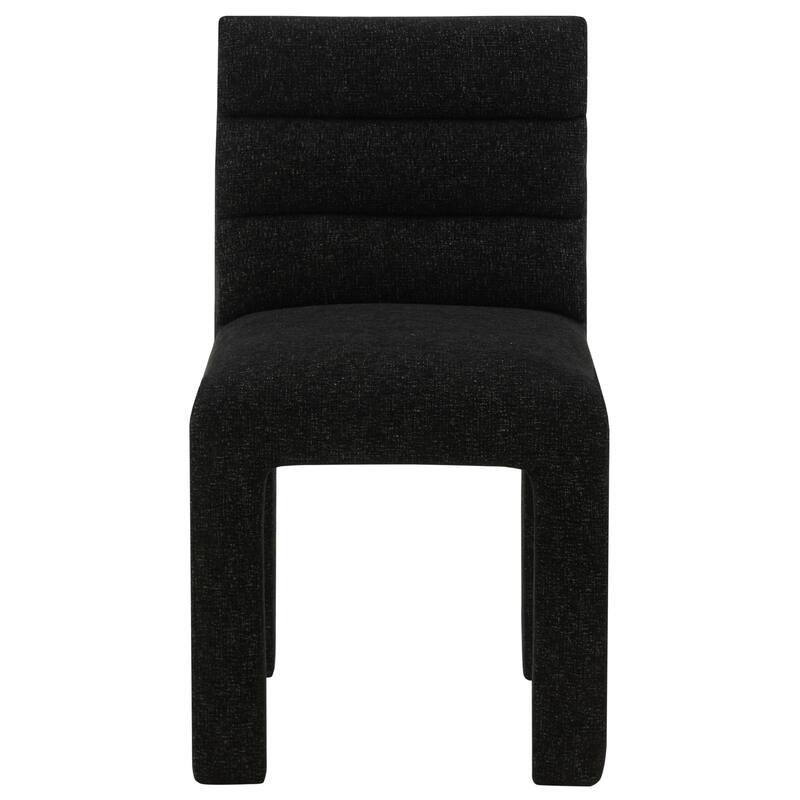 SAFAVIEH Couture Coby Channel Tufted Dining Chair - 19 In. W x 24 In. D x 34 In. H - 19"Wx24"Dx34"H