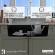 preview thumbnail 66 of 65, Karran Undermount Quartz 32 in. Single Bowl Kitchen Sink Kit