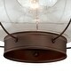 preview thumbnail 8 of 9, Vaxcel Lighting Chatham 1 Light Semi-Flush Mount Outdoor Ceiling