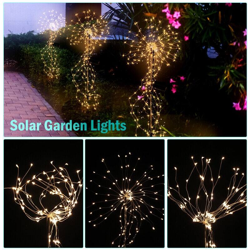 Outdoor Garden Fairy Lights Christmas Lawn Patio Solar Fairy Lights
