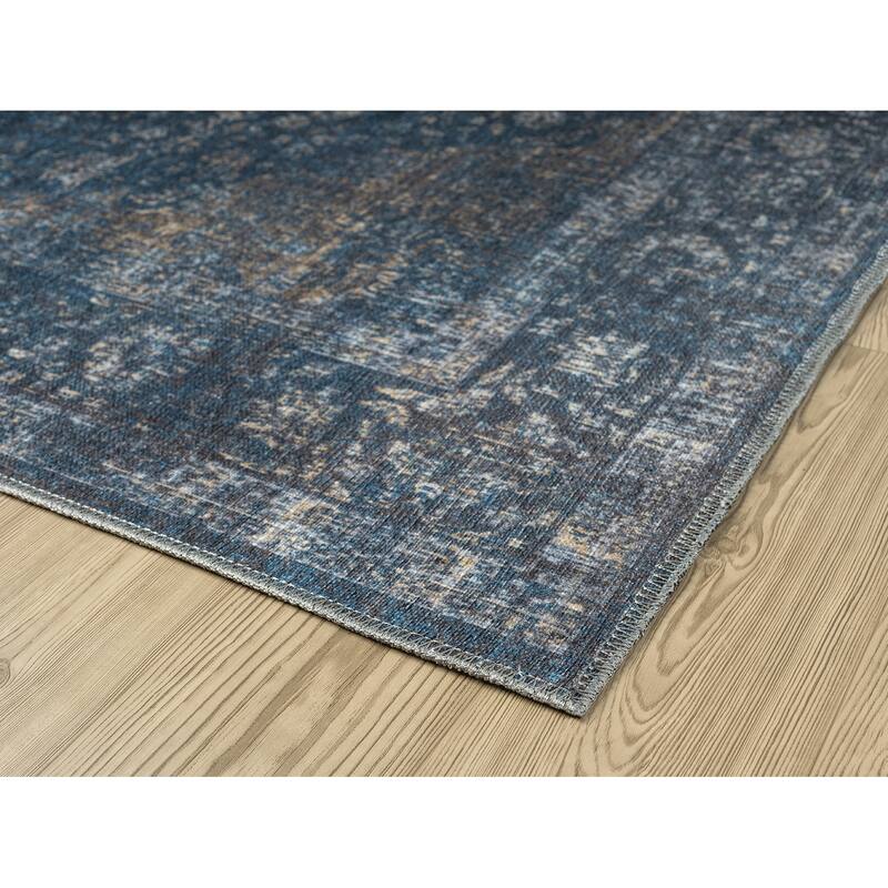 Legacy Alexandria Traditional Bordered Washable Area Rug
