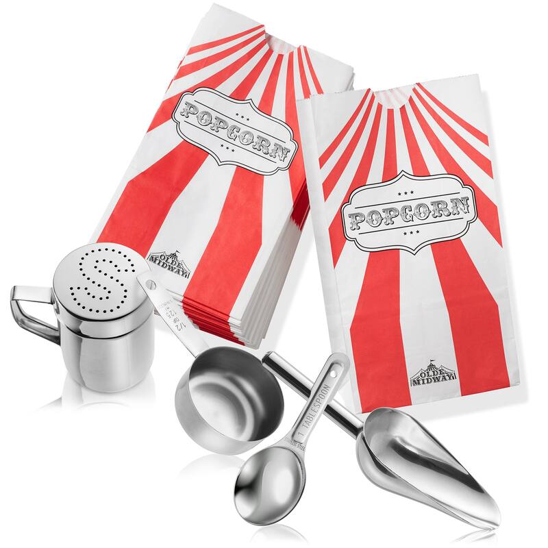 Movie TheaterStyle Countertop Popcorn Machine with 8oz Kettle