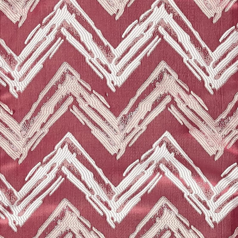 Violet Linen Fantasy Modern Zig Zag Chevron Pattern, 13 Inch by 70 Inch, Decorative Table Runners