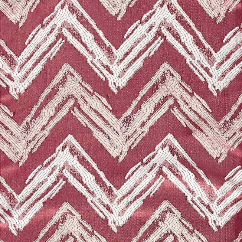 Violet Linen Fantasy Modern Zig Zag Chevron Pattern Table Runner