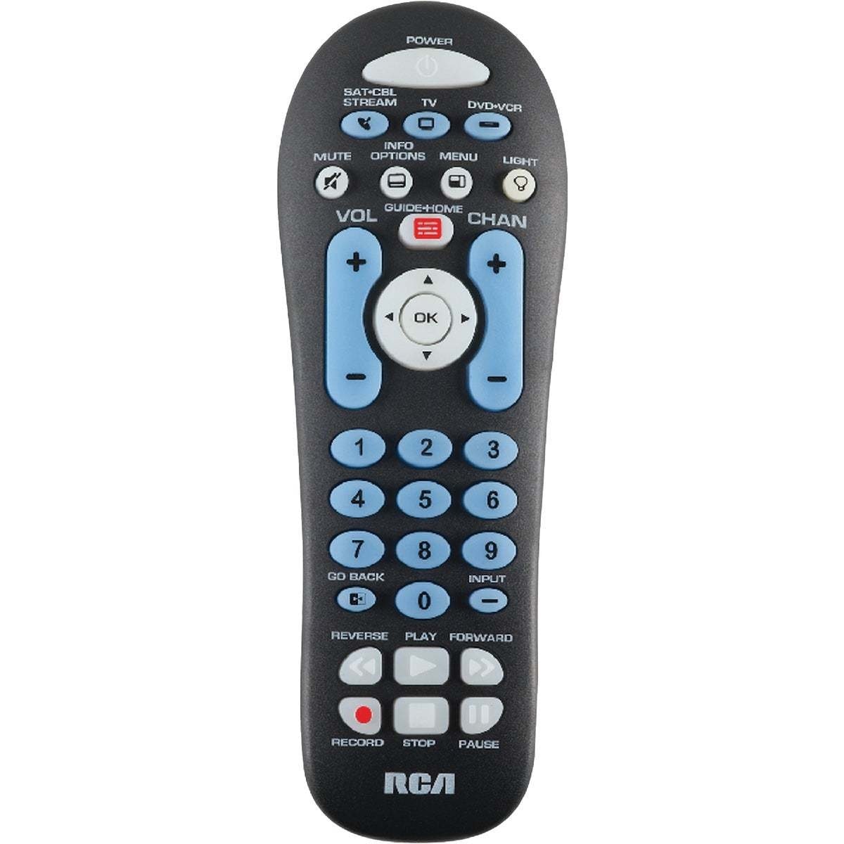 RCA 3-Device Universal Black Remote Control - 1 Ea...