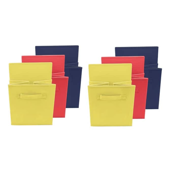 Sorbus Foldable Storage Cube Basket Bin (6-Pack)