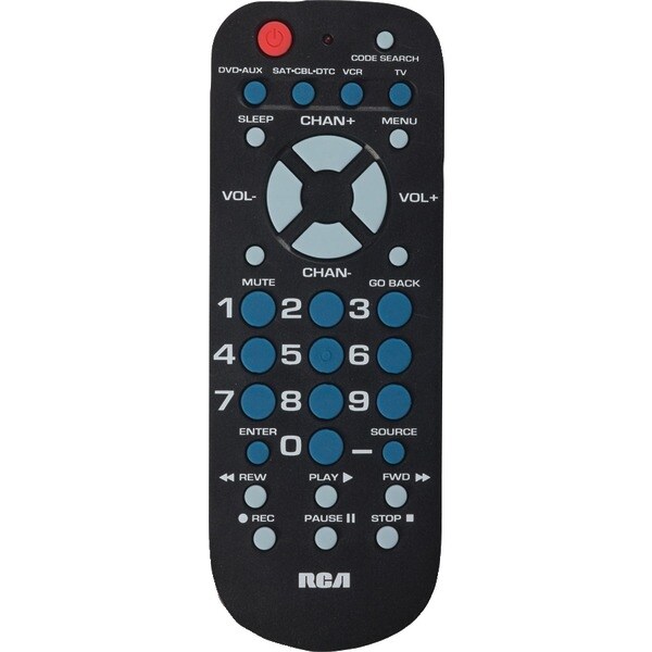 Rca Rcr504Br 4-Device Palm-Sized Universal Remote