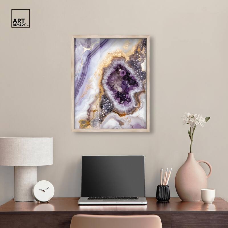 Amethystine Dream II Shadowbox by Art Remedy