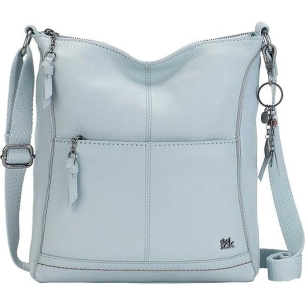 sky blue crossbody bag