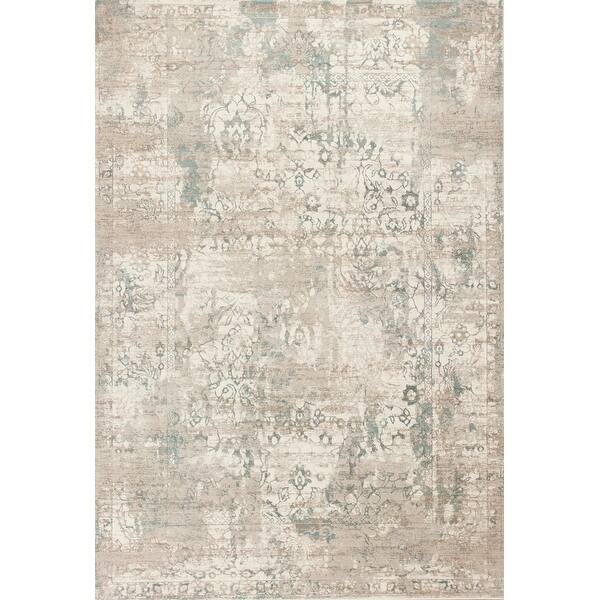 Omani Rugs Domani Ekaterina Distressed Traditional Ivory Rug - Bed Bath & Beyond ...